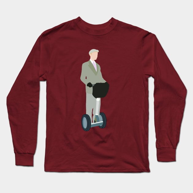 niles crane on his segway Long Sleeve T-Shirt by aluap1006